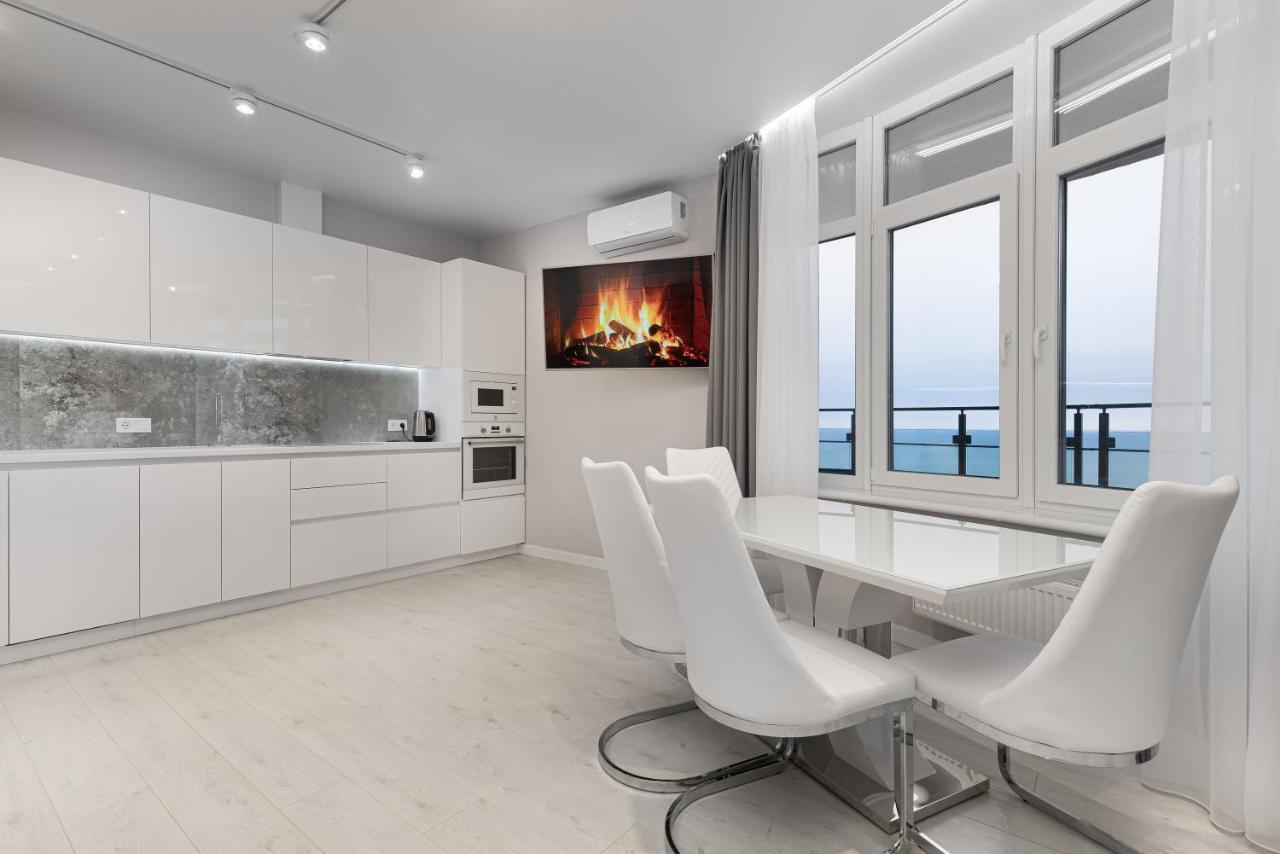 44 Pearl 1-Bedroom Panoramic Sea View Apartment Odessa Ngoại thất bức ảnh