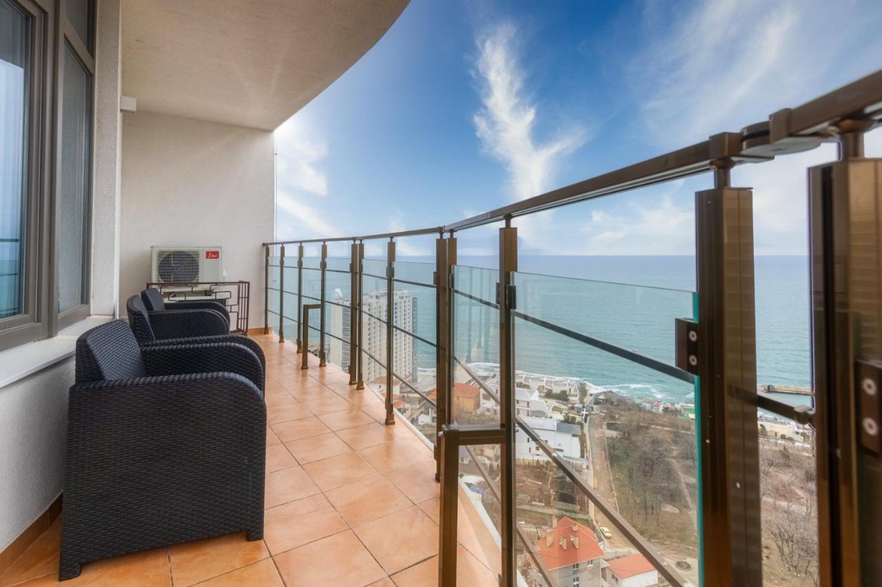 44 Pearl 1-Bedroom Panoramic Sea View Apartment Odessa Ngoại thất bức ảnh