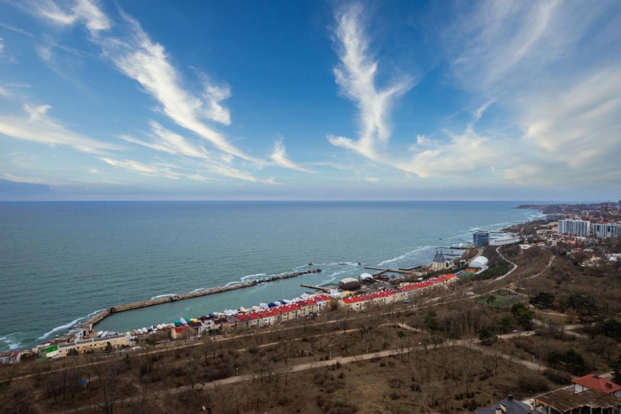 44 Pearl 1-Bedroom Panoramic Sea View Apartment Odessa Ngoại thất bức ảnh